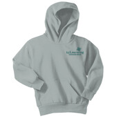 YOUTH, Pull-Over Hooded Sweatshirt, i4Learning logo_Teal