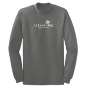 ADULT, T-Shirt, Long Sleeve, Left Chest, i4Learning logo_White