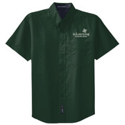 ADULT, Sport Shirt, Short Sleeve, i4Learning logo_White