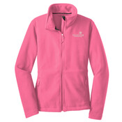LADIES, Full-Zip, Fleece Jacket, i4Learning logo_White
