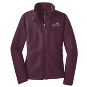 LADIES, Full-Zip, Fleece Jacket, i4Learning logo_White