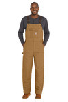 Short Firm Duck Insulated Bib Overalls