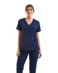 Ladies' Invincible V-Neck Stretch Scrub Top