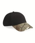 Solid Crown with Camo Bill Cap