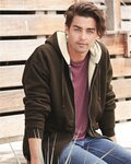 Men's Sherpa-Lined Full-Zip Hooded Sweatshirt