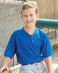 Youth Performance Two-Button Henley