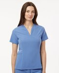 Women's Calix Fit & Flare Scrub V-Neck Top