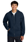 Softstyle ® Midweight Fleece Full Zip Hooded Sweatshirt