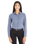 Women's CrownLux Performance® Tonal Mini Check Woven Dress Shirt