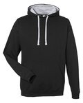 Unisex Midweight Varsity Contrast Hooded Sweatshirt