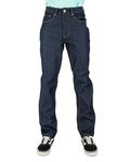 Unisex Raw Denim Straight-Leg Jean Pants