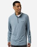 Men's Airweight Heather Quarter-Zip Pullover