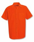 Men's Enhanced Visibility Short Sleeve Work Shirt