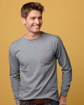 Unisex Union-Made Long Sleeve Pocket T-Shirt