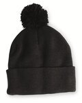 12" Pom-Pom Cuffed Beanie