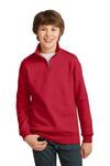 Youth NuBlend ® 1/4 Zip Cadet Collar Sweatshirt
