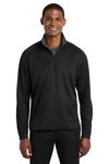 Vertical Texture 1/4 Zip Pullover