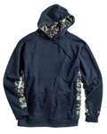 Men's Digital Camo Colorblock Performance Fleece Hooded Sweatshirt