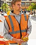 Unisex Single Pocket Zipper Mesh Class 2 Vest