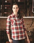 Women's Vintage Brushed Flannel Shirt