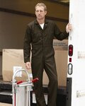 Men's Twill Action Back Coverall