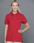 Women's 100% Ring-Spun Cotton Piqué Polo