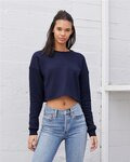 Women's Crop Fleece Crewneck Sweatshirt