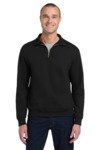 Super Sweats ® NuBlend ® 1/4 Zip Sweatshirt with Cadet Collar
