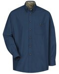 Men's Cotton Contrast Dress Shirt