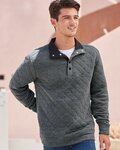 Men's Quilted Half-Snap Pullover