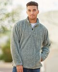Unisex Boundary Shag Frosty Sherpa Quarter-Zip Pullover