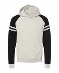 Unisex Nublend® Varsity Colorblocked Raglan Hooded Sweatshirt