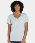 Women's Garment-Dyed V-Neck T-Shirt
