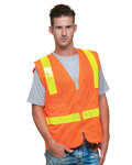 Unisex USA Made  22Surv-Y Class 2 ANSI High Vis Surveyor Safety Vest
