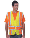 Unisex USA Made Class 2, Level 2 ANSI High Vis Mesh Safety Vest