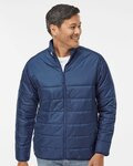 Men's 3-Stripes Puffer Full-Zip Jacket