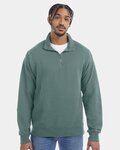 Unisex Garment-Dyed Quarter-Zip Sweatshirt