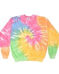 Unisex Tie-Dyed Fleece Crewneck Sweatshirt