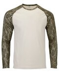 Men's Jackson Mossy Oak Colorblocked Long Sleeve T-Shirt