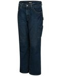 Men's Extended Sizes Stretch Denim Dungaree Jeans